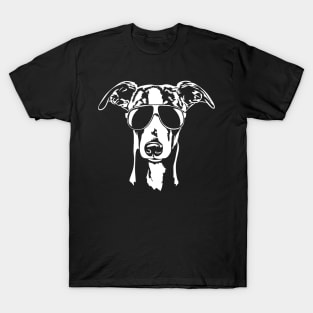 Whippet with sunglasses cool dog gift T-Shirt